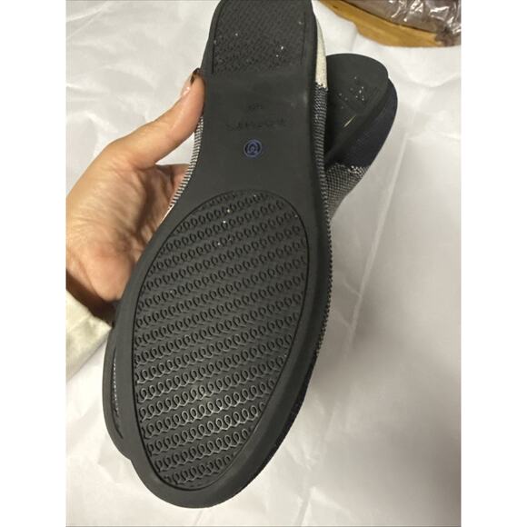 Rothys Womens Shoes Plaid Black & White Size 9.5 Slip-on Ballet - Picture 4 of 8